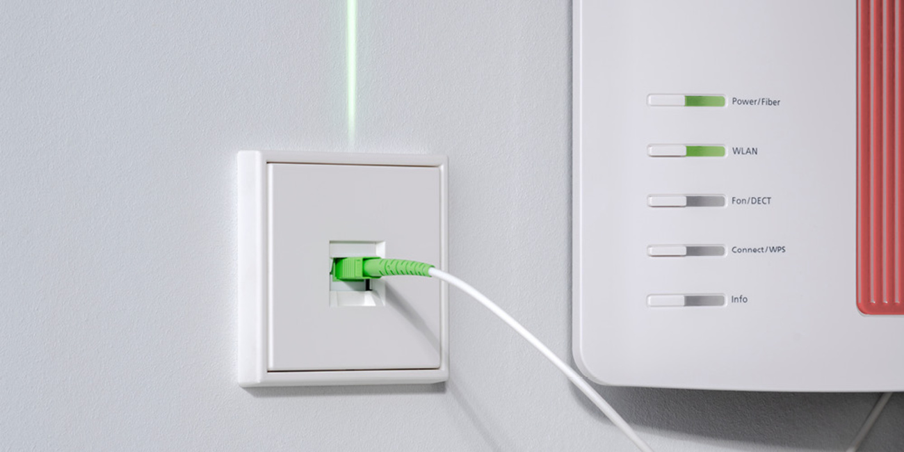 Die neuen Glasfaser-Anschlussdosen bei DS Elektrotechnik in Heddesheim